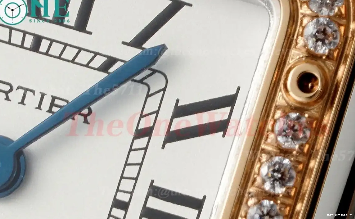 Ladies RG Dia De White Panthere Quartz SS 22mm AF Small Secrete 0330